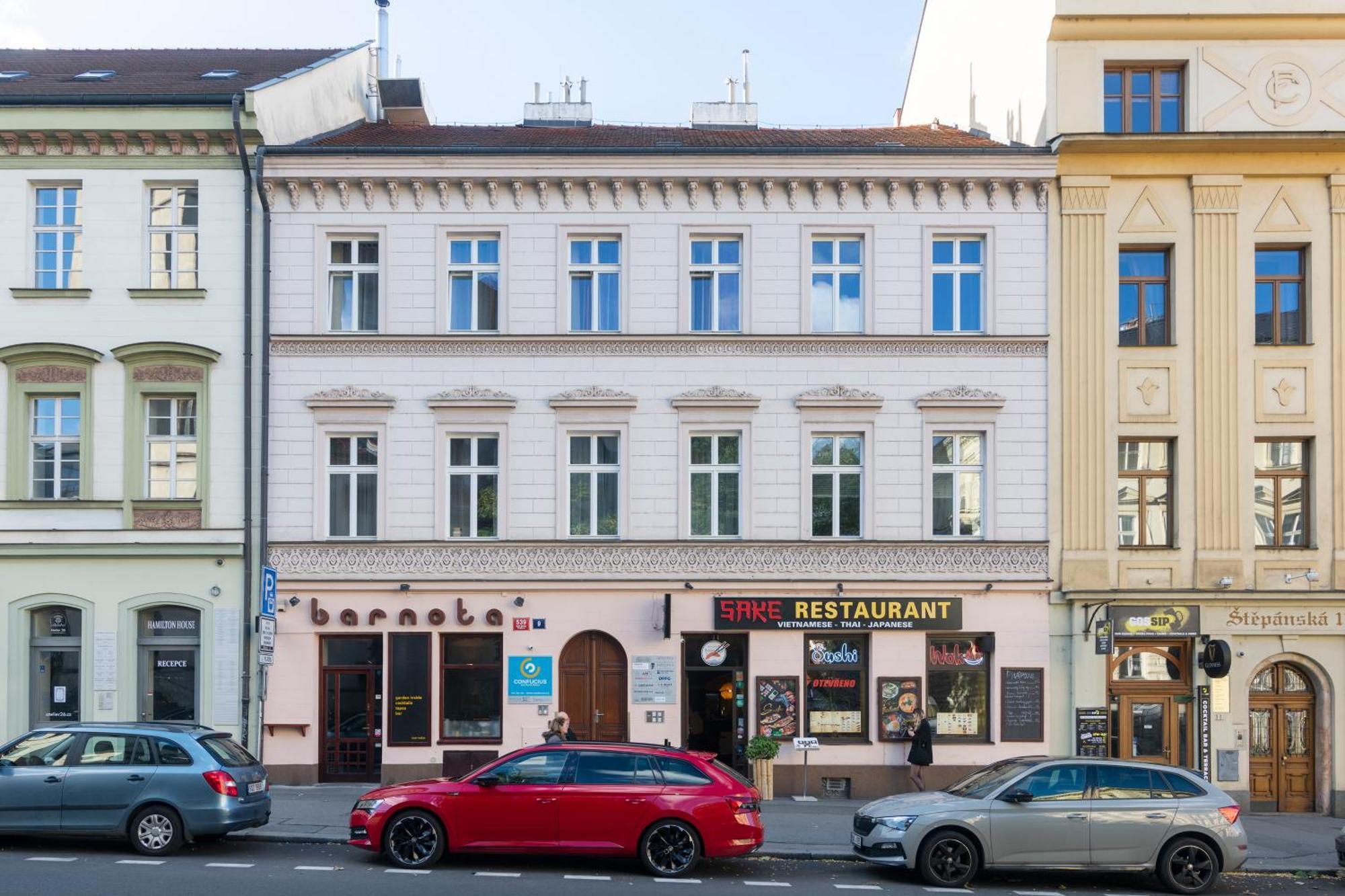 Apartment Stepanska Praha Eksteriør bilde